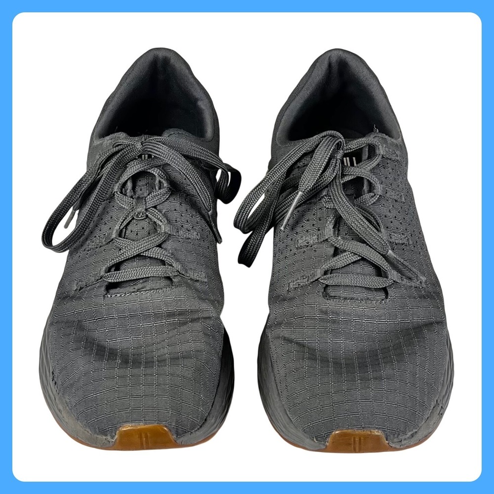 NOBULL Ripstop Runner Men 9  Women 10.5 Grey Lightweight Running Gym Shoes CLEAN